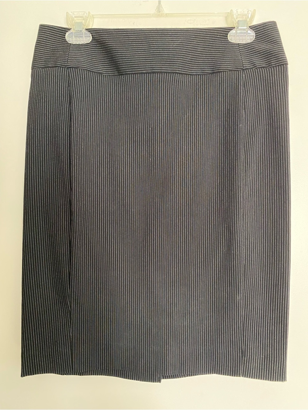 The Torie Skirt Pinstripe Pencil Skirt